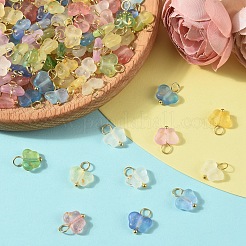 50 шт. акриловые подвески-бабочки&nbsp;HJEW-YW00234-01