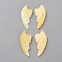 Левая и правая натуральные желтые ракушечные бусины SSHEL-Q311-003