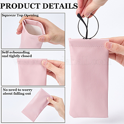 2шт 2-цветный прямоугольный чехол для очков из искусственной кожи&nbsp;ABAG-CN0001-21