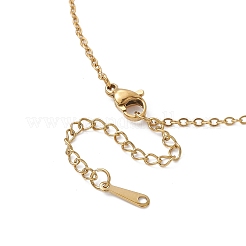 Ожерелье с подвеской в виде сердца из натуральных смешанных драгоценных камней&nbsp;NJEW-JN04486