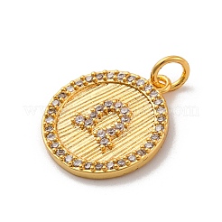 Латунные микро проложить кубического циркония подвески&nbsp;KK-U033-20G