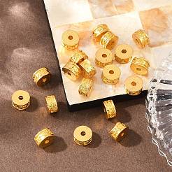 Настоящие 18k позолоченные латунные бусины&nbsp;KK-K093-10G