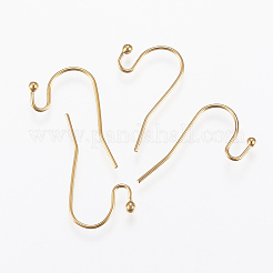 Ионное покрытие (ip) крючки для сережек из нержавеющей стали 304&nbsp;X-STAS-E145-09G