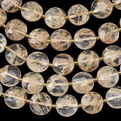 Кофе арбуз камень стеклянные бусы пряди&nbsp;G-A292-A04-01