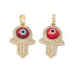 Подвески из экологически чистой латуни с микропаве из прозрачного кубического циркония&nbsp;LAMP-G157-02G