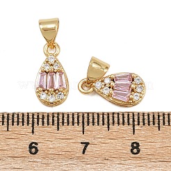 Латунные микро проложить кубического циркония подвески&nbsp;KK-C132-20G