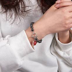 175 шт. немагнитные синтетические гематитовые круглые бусины для изготовления ювелирных изделий своими руками&nbsp;DIY-SZ0005-99