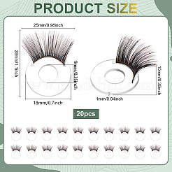 20шт акриловые глаза для поделок&nbsp;FIND-PH0026-65C