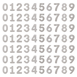 100 шт. 10 стиля подвески из нержавеющей стали 201&nbsp;STAS-TA0003-19