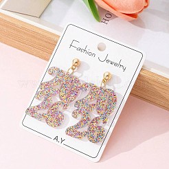 Акриловые серьги-гвоздики номер 2026&nbsp;FS-WG44A54-01