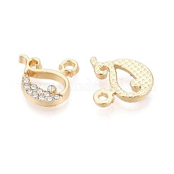 Подвески из сплава и хрусталя со стразами&nbsp;PALLOY-T095-02KCG