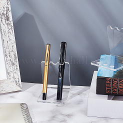 Подставки для ручек из прозрачного акрила с наклонной задней стенкой на 3 слот&nbsp;ODIS-PH0001-69A