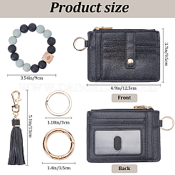 Прямоугольные держатели для визиток из искусственной кожи&nbsp;AJEW-WH20011-25A