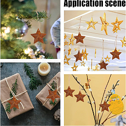 Звездная ржавчина железо большие подвески&nbsp;IFIN-GF0001-09B