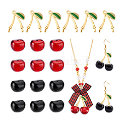 Наборы для самостоятельного изготовления подвесок в виде вишни&nbsp;DIY-PH0029-91