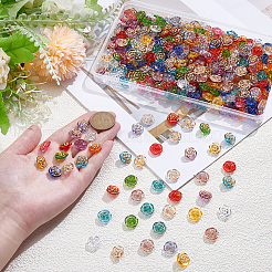 360 шт. 12-х цветные акриловые и смоляные кнопки&nbsp;DIY-ME0001-75