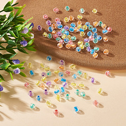 2 пакетик по 200 шт. прозрачных стеклянных бусин&nbsp;GLAA-TA0003-44H