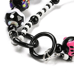 Ручная роспись акрилом с эмалевыми бусинами&nbsp;MACR-K354-22