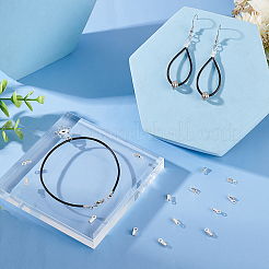 20 шт. 925 загнутых конца из стерлингового серебра&nbsp;STER-BC0002-01