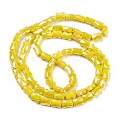 Цвет AB покрытием стеклянные бусы нити&nbsp;EGLA-P051-06B-B03