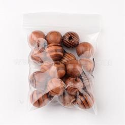 Круглые бусы из натурального дерева&nbsp;X-WOOD-Q009-16mm-LF