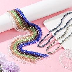 2 нить гальваника стеклянные бусины нити&nbsp;EGLA-YW0001-85A