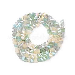 Стеклянные бусины с гальваническим покрытием &nbsp;X-GLAA-T023-A17-03