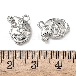 Рождественские подвески из сплава с кристаллами и стразами&nbsp;FIND-L026-01H-P