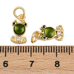Латунные микро проложить кубического циркония подвески&nbsp;KK-A269-65G