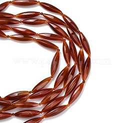 Натуральный красный агат бисер нитей&nbsp;G-B178-D01-01