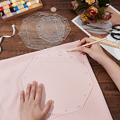 Акриловые шаблоны для квилтинга&nbsp;DIY-BC0014-01A