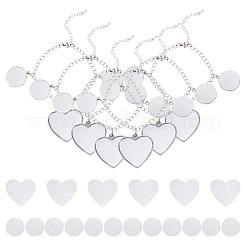 Набор для изготовления браслетов с подвесками из латуни и сплава «сделай сам»&nbsp;BJEW-DC00002