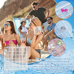 36 коробка для хранения акриловых ракушек с сеткой и крышкой ODIS-WH0061-46