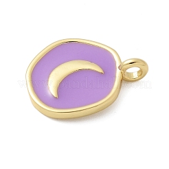 Латунь эмаль подвески&nbsp;KK-P293-11G-01