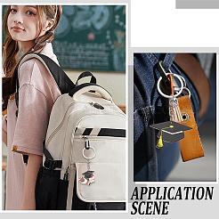 8 шт. 4 стиля акриловые брелки&nbsp;AJEW-SP0001-38