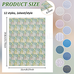 12 лист 12 стиля мини кукольный домик гостиная спальня обои&nbsp;DIY-PH0032-34A