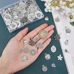 Подвески из сплава в тибетском стиле&nbsp;TIBEP-FH0001-13