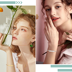 12 шт. 2 цвета 304 нержавеющая сталь скрепки цепочки для изготовления браслета&nbsp;MAK-SC0001-36