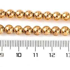 Гальванические нити из синтетических немагнитных гематитовых бусин&nbsp;G-H027-C01-04