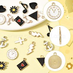 20шт 10 стиля сплава эмалевые подвески&nbsp;ENAM-FS0003-45