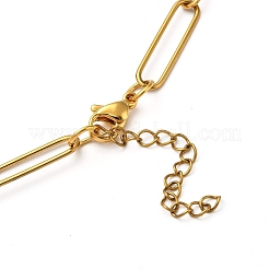 Цепочка-скрепка из нержавеющей стали 304&nbsp;NJEW-M183-04G-A