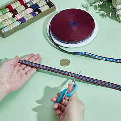 15 ярд полиэстеровых лент для вышивки в этническом стиле&nbsp;OCOR-PH0006-87