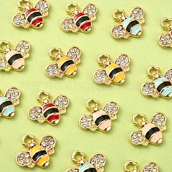 40шт 4 цвета сплава эмалевые подвески&nbsp;ENAM-CJ0002-52