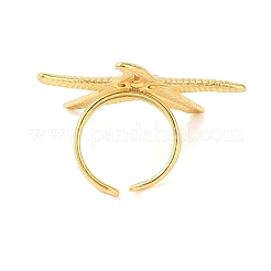 Кольца-манжеты starfish 304 из нержавеющей стали для женщин&nbsp;RJEW-P125-03G