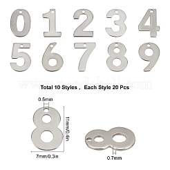200 шт. 10 подвески из нержавеющей стали 201&nbsp;STAS-SC0003-40