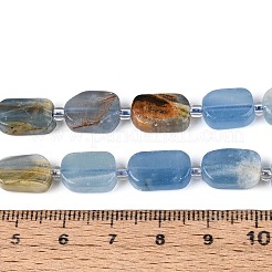 Нити из натурального голубого кальцита&nbsp;G-T138-26A-13