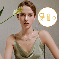 120 шт. 2 цветные застежки из цинкового сплава&nbsp;DIY-HY0001-37