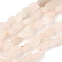 Сырой грубый натуральный розовый кварц бисер прядь&nbsp;LS-G-M453-C03