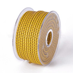 Оплетенный шнур из натуральной кожи&nbsp;WL-I004-3mm-D-10