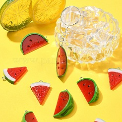 Наборы для изготовления серег и брелоков из арбузной смолы своими руками&nbsp;DIY-YW0010-01